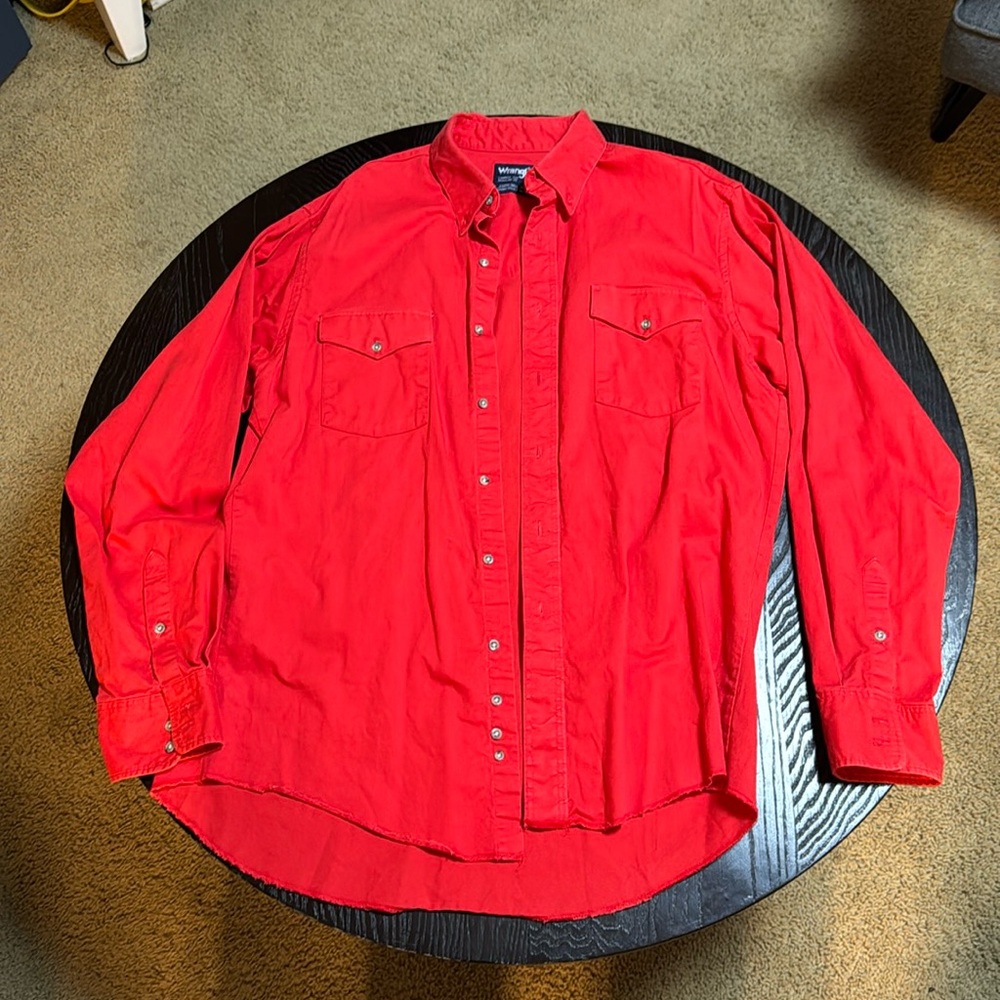 Wrangler Button Down Shirt L